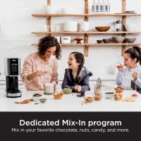 Ninja NC301 CREAMi Ice Cream Maker, for Gelato, Mix-ins, Milkshakes, Sorbet, Smoothie Bowls & More, 7 One-Touch Programs, with (2) Pint Containers & Lids, Compact Size, Perfect for Kids, Silver - Image 12