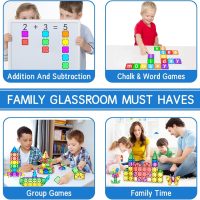 Magnetic Tiles Toddler Building Blocks Toys, Magnet Montessori Kids Toys for 3+ Year Old Boys and Girls, Preschool Learning Sensory STEM Education Gift Games, Birthday Gifts Idea for Kids Toddlers. - Image 3