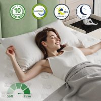 King Mattress, 14 Inch Hybrid Mattress in a Box, Memory Foam and Individual Pocket Springs, Innerspring Medium Firm for Pressure Relief, Edge Support, Comfy and Breathable, CertiPUR-US - Image 6