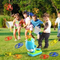 15 PCS Flying Disc Launcher Outdoor Indoor Game Toys Gifts for 3 4 5 6 7 Year Old Boys Kids, Outdoor Outside Game Toys for Boys Girls Ages 3-5 4-8, Ideal 3 4 5 6 Year Old Birthday Gifts - Image 3