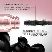 L'Oreal Paris Paradise Big Deal Mascara, Volumizing and Lengthening Formula, Buildable, Clump Resistant, Washable Blackest Black Mascara, 0.33 Fl Oz - Image 6