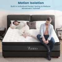Full Size Mattress, 12 Inch Memory Foam Hybrid Mattress in a Box with Pocket Springs for Motion Isolation Pressure Relief, 100 Nights Trial, CertiPUR-US - Image 5