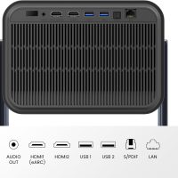 Hisense Laser Mini Projector C2, 65-300", Gimbal Design, 4K, Triple Color Laser, 110% BT.2020, 2000 ANSI Lumens, 1700:1 Native Contrast, Dolby Vision, HSR240, Sound by JBL - Image 5