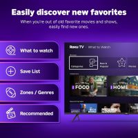 Roku Smart TV 2025 – 65-Inch Plus Series, Mini-LED TV – RokuTV with Enhanced Voice Remote – Flat Screen 4K QLED Television with Dolby Vision & Wi-Fi for Streaming Live Local News, Sports - Image 6