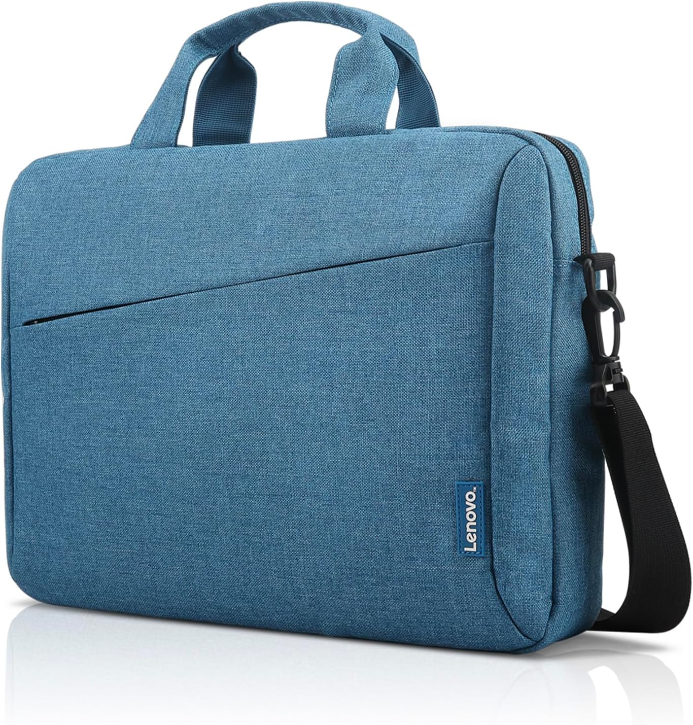 Lenovo Laptop Carrying Case T210, 15.6-Inch Laptop and Tablet, Sleek Design, Durable and Water-Repellent Fabric, Business Casual or School, GX40Q17230 Casual Toploader – Blue