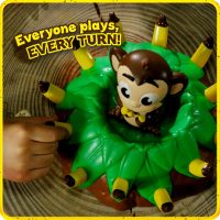 Banana Blast - Pull The Bananas Until The Monkey Jumps Game - Includes a Fun Colorful 24pc Puzzle by Goliath , Green - Image 4
