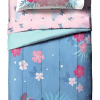 Jay Franco Disney Lilo & Stitch Paradise Dream 5 Piece Twin Bed Set - Includes Reversible Comforter & Sheet Set Bedding - Super Soft Fade Resistant Microfiber (Official Disney Product) - Image 2