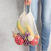 Mesh Grocery Bags Cotton Leisure Shopping Bags String Bags Net Foldable Reusable Tote - Image 4