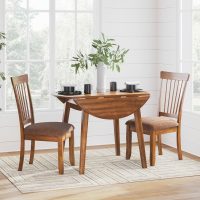 Signature Design by Ashley D199-01 Berringer 18" Rustic Dining Chair with Cushions, 2 Count, Light Brown - Image 11