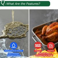 Fireproof Stove Top Covers for Electric Stove, Waterproof & Heat Resistant Mat for Glass Top, Stovetop Protector, Anti-Scratch, 30x21 Black - Image 4