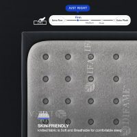 DIFAME 16 Inch Queen Size Mattress, Firm Hybrid Mattress Queen in a Box With Gel Memory Foam, Individually Pocket Spring, Breathable & Cooling Fabric, Pressure & Back Pain Relief, Upgrade Edge Support - Image 2