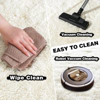 8x10 Area Rugs for Living Room, Ultra Soft Fluffy Large Shaggy Rug Carpet for Bedroom, Non-Slip Fuzzy Plush Rugs for Nursery Boys Girls Kids Room Modern Indoor Home Decor, Cream White - Image 4