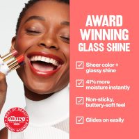 REVLON Super Lustrous Glass Shine Balm, Hydrating Tinted Lipstick, Sheer, Glossy Shiny Finish, 004 Nude Illuminator, 0.11 oz - Image 4