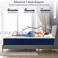 12 Inch Firm Full Mattress,Full Size Mattress Cooling Memory Foam with Washable Zipper Cover, Pressure Relief & Firm Support, Easy Setup - Image 2