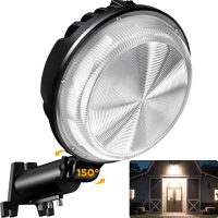 150W 20000LM LED Barn Lights Outdoor, Dusk to Dawn Outdoor Lighting with 150° Adjustable Photocell, Pole Light 6500K Flood Light, IP66 Waterproof Area Street Light for Garage Warehouse Yard - Image 9