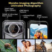 DOOGEE S200 Rugged Smartphone 5G Unlocked, 256GB+32GB RAM Rugged Phone with 1.32" Rear Screen, 10100mAh Battery,6.58" FHD+ 120Hz Display,100MP + 20MP Night Vision Camera,Dual SIM Waterproof Cell Phone - Image 9