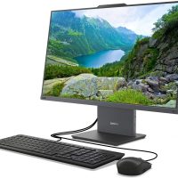 Lenovo ThinkCentre All-in-One Desktop Computer, 24" FHD IPS Display, 8-core Intel Core i5-13420H Processor, 32GB DDR5, 1TB SSD, Wi-Fi 6, USB-C, HDMI in&Out, Wired KB&Mouse, Windows 11 Pro - Image 3