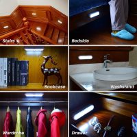 STAR-SPANGLED 3 Pack 7” Motion Sensor Lights Indoor Battery Operated, Stick on LED Light for Closet, Stairs, Under Cabinet, Cool White - Image 8