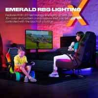 X Rocker Video Gaming Floor Rocker Chair, Built-in Audio, Back to School, Foldable, for Gamers, Bedroom, or Game Room for Boys, Girls, Teens 5-17 - Image 5