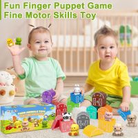 Learning Toys for 1,2,3 Year Old Toddlers, 20Pcs Farm Animals Toys Montessori Counting, Matching & Sorting Fine Motor Games, Christmas Birthday Easter Gift for Baby Boys Girls Age 12-18 Months - Image 7