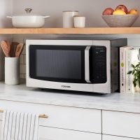 TOSHIBA ML-EM45PIT(SS) Countertop Microwave Oven with Inverter Technology, Kitchen Essentials, Smart Sensor, Auto Defrost, 1.6 Cu.ft, 13.6" Removable Turntable, 33lb.&1250W, Stainless Steel - Image 2