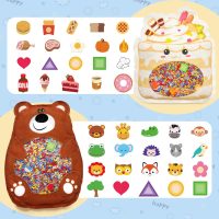 Joyreal Hide and Seek Busy Bag- 3 Pack Seek and Find Hidden Object Game, Sensory Hidden Object Search Problem Solving Travel Game for Kids 3+, Including Alphabet, Food, Fish, Animal - Image 4