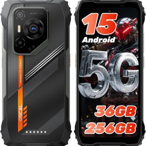 OSCAL Pilot 3 Rugged Phone (2025)|Rugged Smartphone 5G For T-Mobile| 36GB RAM| 256GB/2TB ROM| Dimensity 6300 Chip| Android 15| IP69K| 6.78"HD |120Hz| 50MP| 33W Charge |Dual SIM | NFC | 2Year Warranty