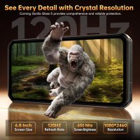 OUKITEL WP300 5G Rugged Phone Unlocked Android 15-36GB+512GB/2TB Rugged Smartphone, 6.8''FHD+ 120Hz Display 108MP Rear Camera 16000mAh Battery Waterproof Cell Phones, IP68/IP69K/WiFi6/NFC - Image 7