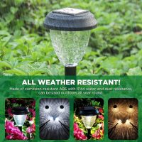 Super Bright Solar Lights Outdoor Waterproof 10 Pack, Dusk to Dawn Up to 12 Hrs Solar Powered Pathway Garden Lights Auto On/Off, LED Landscape Lighting Decorative for Walkway Patio Yard - Image 7