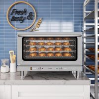 KoolMore 32 in. Commercial Countertop Convection Oven, Holds Full Size Pans, 4 Racks and 3500W of Power, 240V in Stainless-Steel, ETL Listed for Safety and Sanitation (KM-CTCO-44) - Image 4