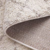 SAFAVIEH Area Rug 8x10 - Arizona Shag Collection - Large - Ivory & Beige, Moroccan Design, Non-Shedding & Easy Cleaning, Ultra Plush Thick Pile, Ideal for Living Room, Bedroom, Dining Space (ASG741A) - Image 6