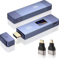 Wireless HDMI Transmitter and Receiver, Wireless HD Extender Plug & Play Portable 2.4G/5G with LED Screen HDMI Kit for Streaming Video and Audio to Monitor from Laptop/Pc/Tv Box/Projector - Image 8
