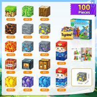 Magnetic Blocks 100PCS Kids Toys Magnetic Building Blocks Sensory Stem Boys Toys Ages 3-5 4-6 5-7 Classroom Must Haves 3 4 5 6 7 8 9 10 Year Old Boy Birthday Gifts - Image 6