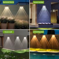 Solar Fence Lights Outdoor - 2700/4000/6000K 3 Mode, Solar Fence Lights Outdoor Waterproof LED, Fence Light Solar Powered for Outside, Backyard/Railing/Step/Patio/Wall and Home Improvement(8 Pack) - Image 6