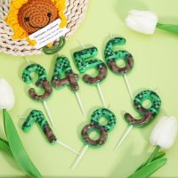 9th Pixel Miner Birthday Candles, Pixels Cake Topper for Boys Girls, TNT Themed Birthday Decorations Party Supplies (Number 9) - Image 7