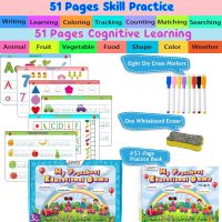 Preschool Learning Activities Educational Workbook - Toddler Prek Montessori Handwriting Practice Activity Tracing Toys Busy Book for Kids, Autism Learning Materials and ABC Learning Book - Image 3