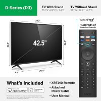 VIZIO 43-inch D-Series Full HD 1080p Smart TV with Apple AirPlay and Chromecast Built-in, Alexa Compatibility, D43f-J04, 2022 Model - Image 4