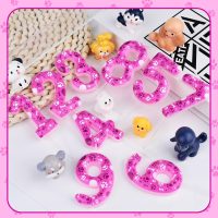 Number 2 Pink Purple Dog Paw Birthday Candles Cake Topper Numeral Birthday Candles for Boy Girl Dog Paw Decoration(Number 2, Pink,Purple) - Image 6