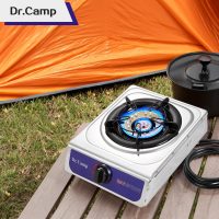 12000 BTU Single Auto Ignition Camping Garden Outdoor Camp Garden Hiking Fishing Propane Stove Cooker Griddle, Include CSA listed regulator and gas hose - Image 2