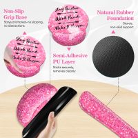 Long Mouse Pad XXL,Ergonomic Desk Mat Gaming Set,Keyboard Wrist Support Rest Mouse Pad Suitable for Office and Home (XXL Pink Set) - Image 5