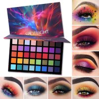 UCANBE Spotlight Eyeshadow Palette Professional 40 Color Eye Shadow Matte Shimmer Makeup Pallet Highly Pigmented Colorful Powder Long Lasting Waterproof Eye Shadow - Image 6