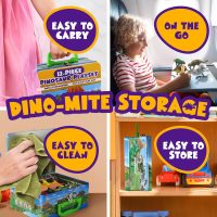 Beyond Innoventions Dinosaur Toys for Kids 2-4 | Value Pack of 12 Realistic Dino Toy, Play Mat & Storage Box Included | Non-Toxic & BPA Free | Plastic Dinosaur Toys for Kids 3-5 - Toy Dinos - Image 5