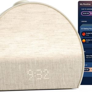 Hatch Restore 3 Sunrise Alarm Clock, Sound Machine, Smart Light (Putty) - White Noise, Screen-Free Sleep Routine