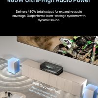 AWOL VISION ThunderBeat 4.2.2 All-Wireless Home Theater Sound System, Surround Sound System with Dual 120W Subwoofers and Upward Firing Speakers, Dolby Atmos DTS Support - Image 3