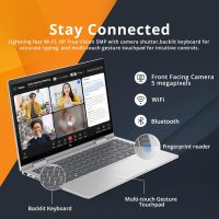 HP Envy x360 2-in-1 14" FHD Touchscreen Laptop, Intel i7-1355U, 16GB RAM, 1TB SSD, Backlit Keyboard, 5MP Camera, Fingerprint Reader, Wi-Fi 6E, Win 11, Silver - Image 5