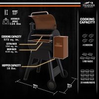 Traeger Grills Pro 575 Wood Pellet Grill & Smoker with Wifi, App-Enabled, Bronze - Image 2