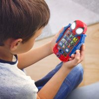 eKids Spidey and His Amazing Friends Toy Phone for Toddler with Built-in Preschool Learning Games, Educational Toys for Activities and Pretend Play, for Fans of Spiderman Gifts - Image 4