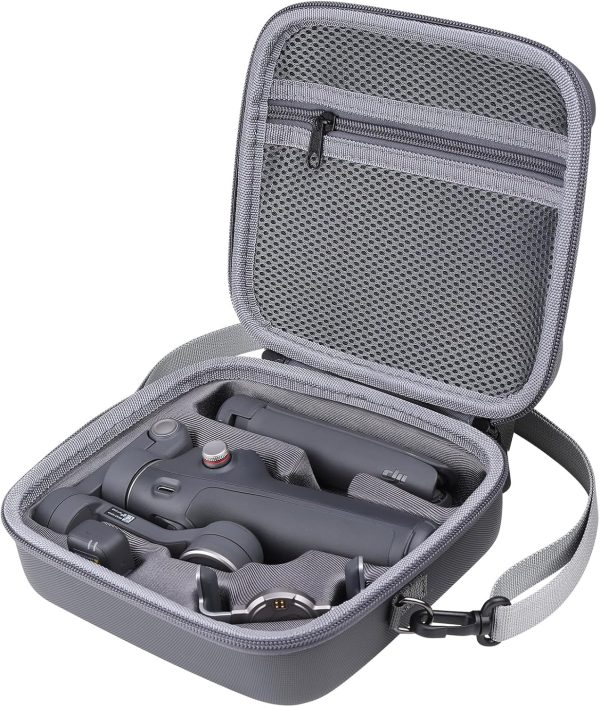 Travel Case for DJI OM 7P/ OM7 - Portable Storage Bag Hardshell Carrying Case Fits DJI Osmo Mobile 7/7P Smartphone Gimbal Stabilizer and Accessories(Grey)