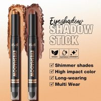 LANGMANNI 8Colors Dual-Ended Eyeshadow Stick Set – Silky Smooth, Waterproof & Transfer-Proof, Built-in Blender Brush, All-Day Matte & Shimmer Wear Eye Makeup(#A) - Image 9