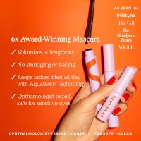 Tower 28 MakeWaves Mascara - Volumizing -Resistant Mascara - No Clumping or Flaking - for Sensitive Eyes – Jet Black - Image 3